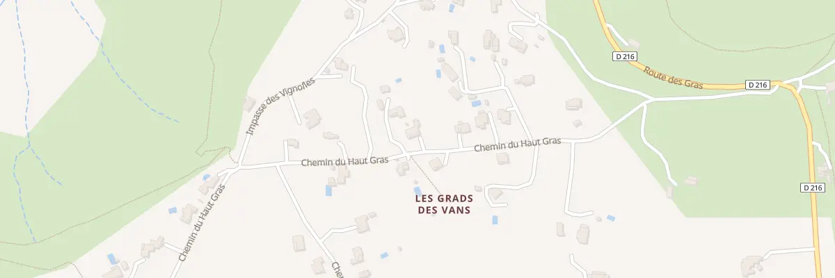 Plan du 458 Che du Haut Gras aux Vans