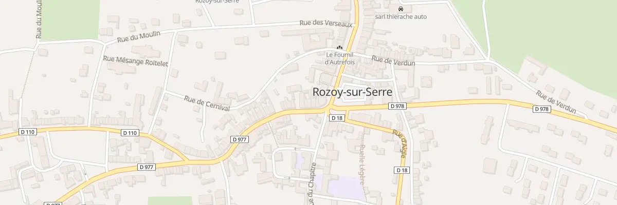 Plan du 22A Rue Charles de Gaulle à Rozoy-sur-Serre