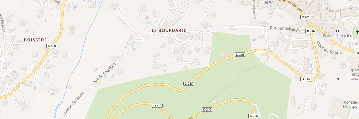 Plan du 8A Imp des Résurgences aux Vans