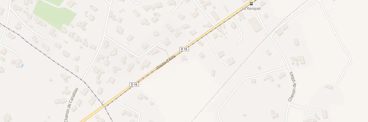 Plan du 1795 Rte d’Ales à Salindres