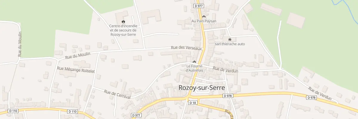Plan du 40 Rue de Cernival à Rozoy-sur-Serre