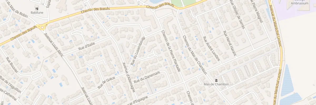 Plan du 81 Pl du Grand Duche à Lunel