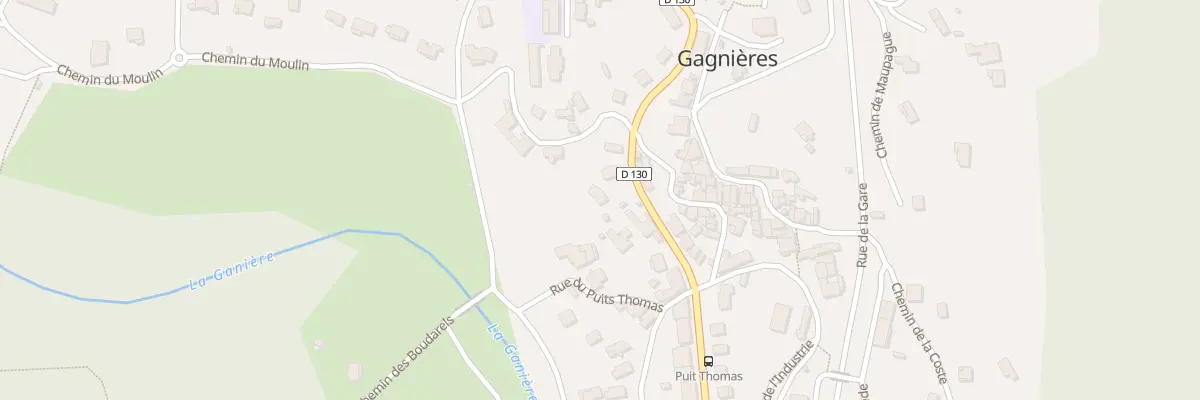 Plan du 87 Rue de la Mairie à Gagnières