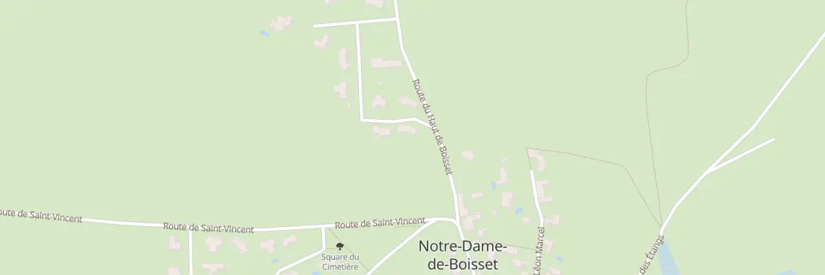 Plan du 7 All des Bosquets à Notre-Dame-de-Boisset