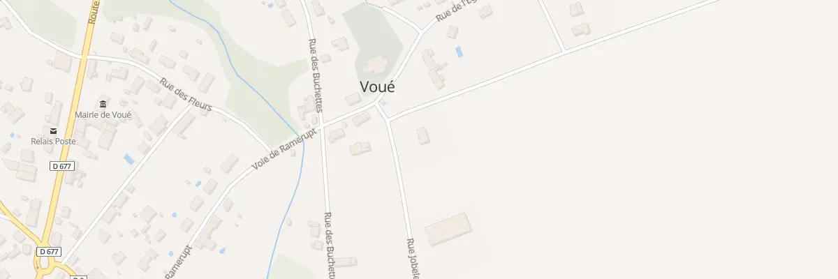 Plan du 5 Rue de l’Eglise à Voué