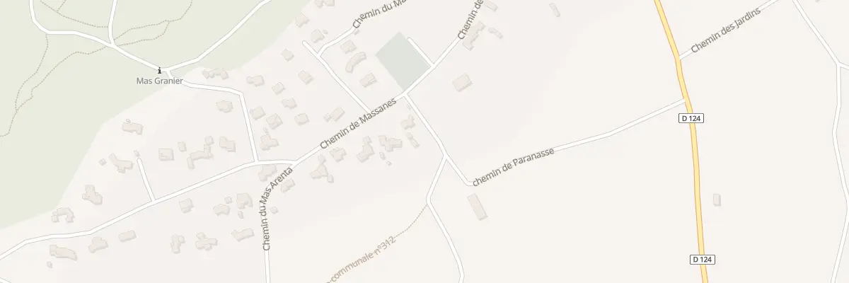 Plan du 64 Che des Paranasses à Cassagnoles