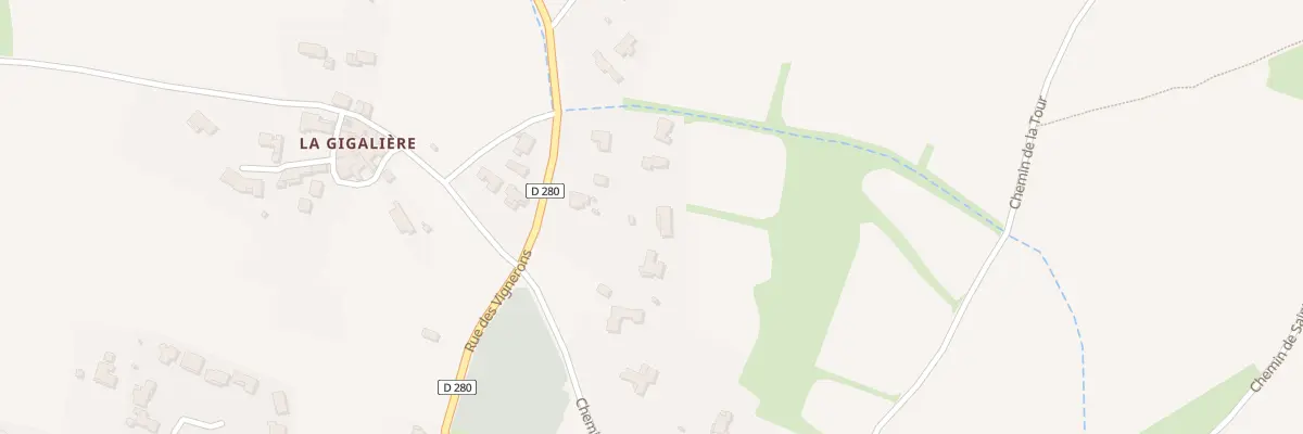Plan du 808 Rue des Vignerons à Saint-Hilaire-de-Brethmas