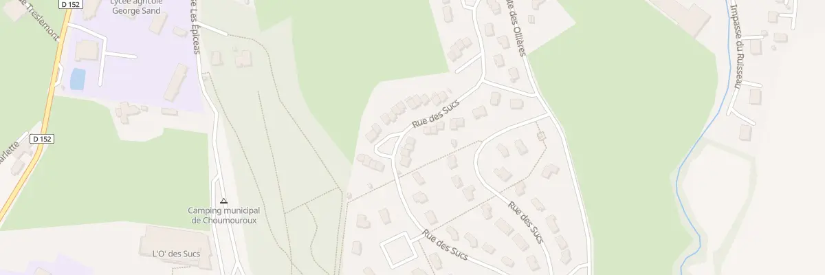 Plan du 555 Rue des Sucs à Yssingeaux