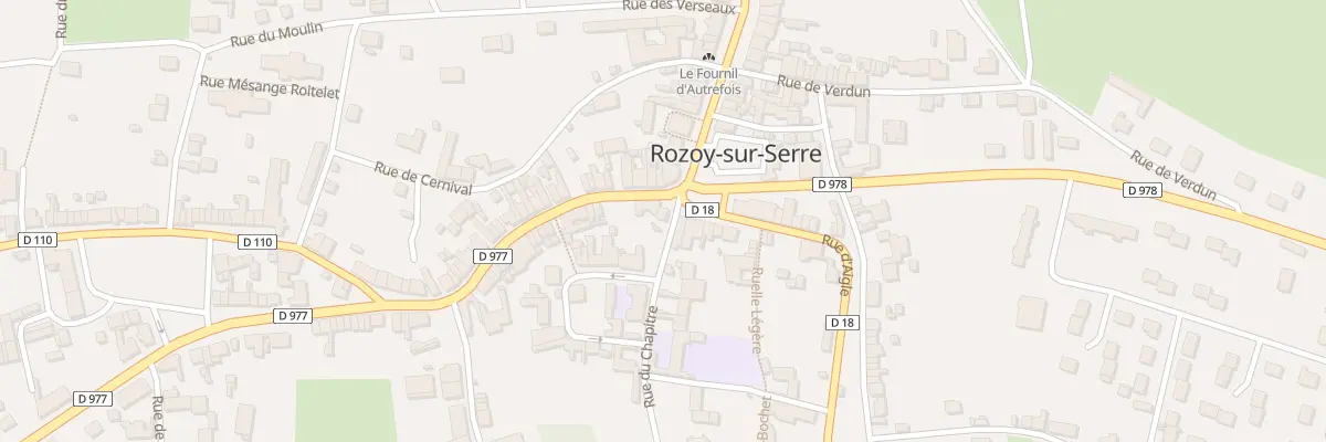 Plan du 16 Rue du Chapitre à Rozoy-sur-Serre