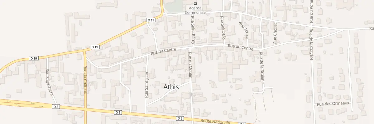 Plan du 4 Rue du Moulin à Athis
