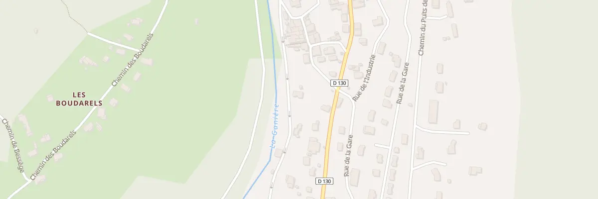 Plan du 319 Rive de la Ganière à Gagnières
