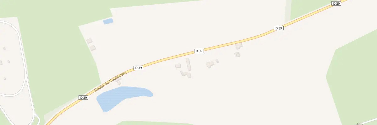 Plan du 844 Rte de Coutouvre à Vougy