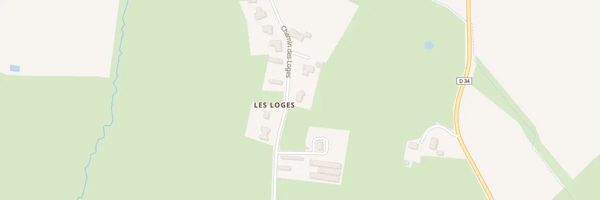 Plan du 764 Che des Loges à Poisson