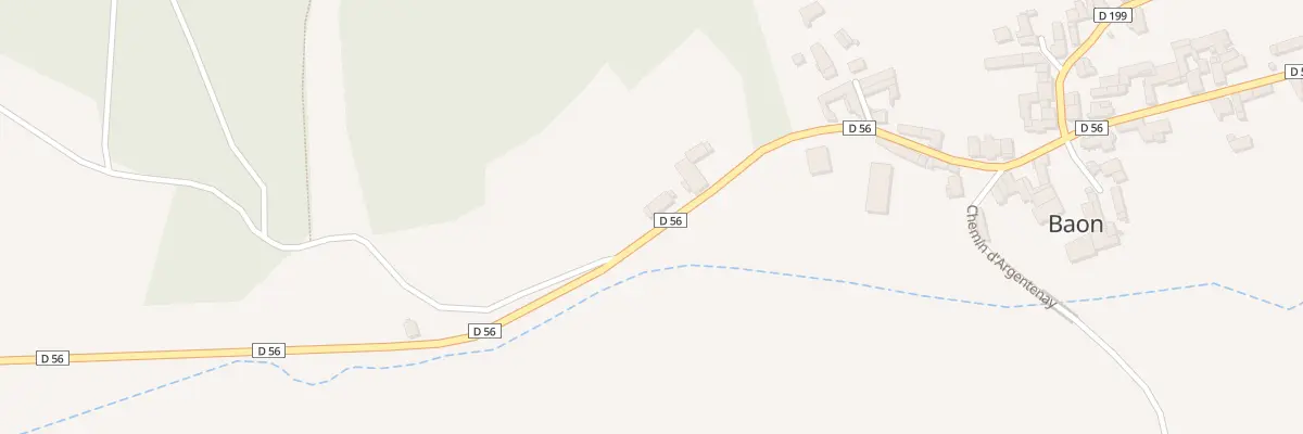 Plan du 1 Gr Grande Rue à Baon