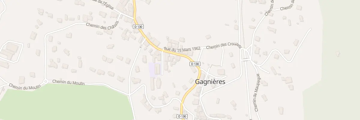 Plan du 331 Rue de la Mairie à Gagnières