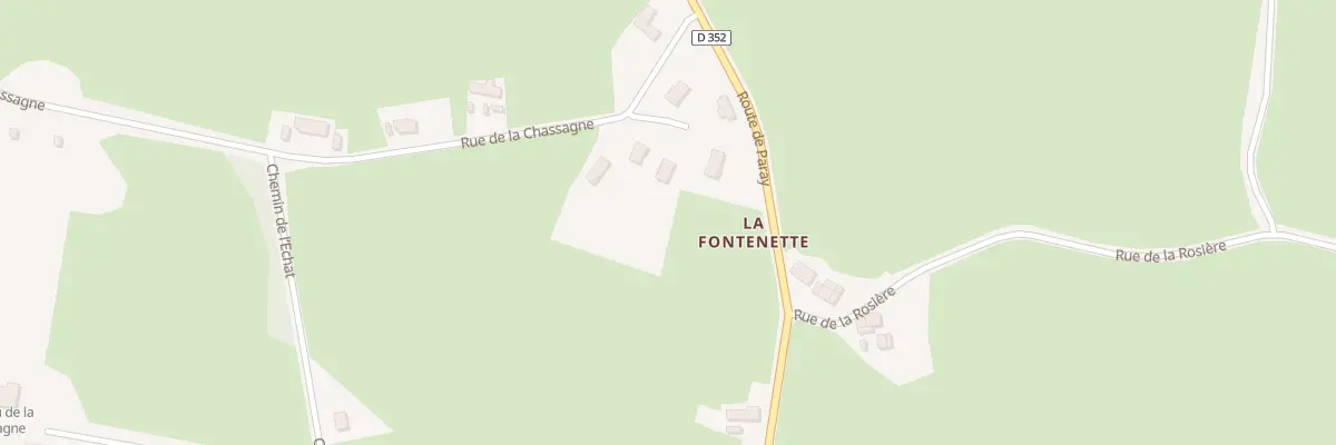 Plan du 87 Rue de la Chassagne à Saint-Vincent-Bragny