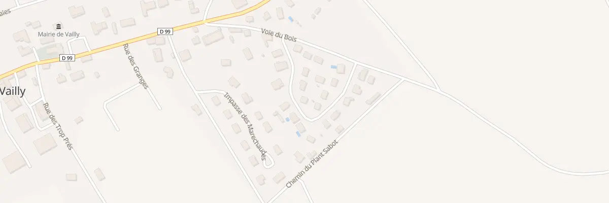 Plan du 7 Rue des Ouches de la Gravelle à Vailly