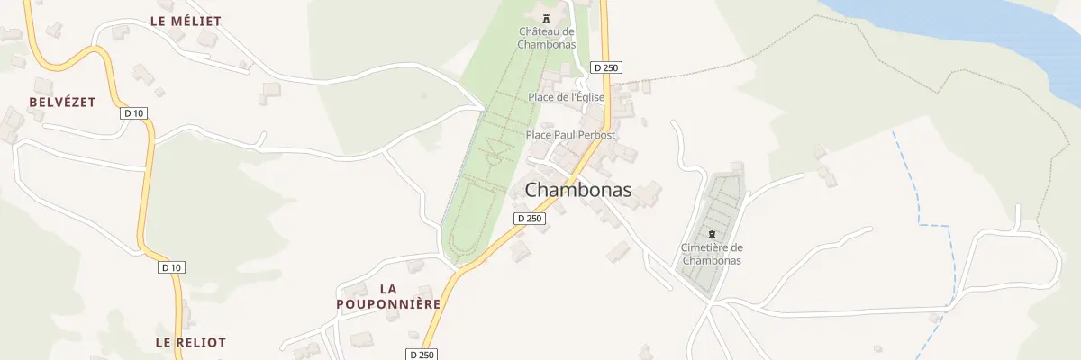 Plan du 5025 Le Village à Chambonas