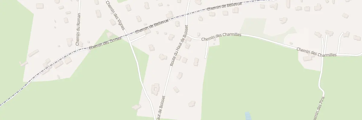 Plan du 608 Rte du Haut de Boisset à Notre-Dame-de-Boisset