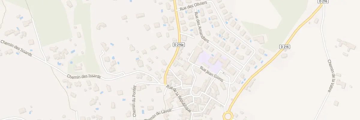 Plan du 8 Rte de Mazac à Saint-Privat-des-Vieux