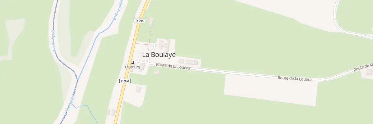 Plan du 5016 Le Bourg à La Boulaye