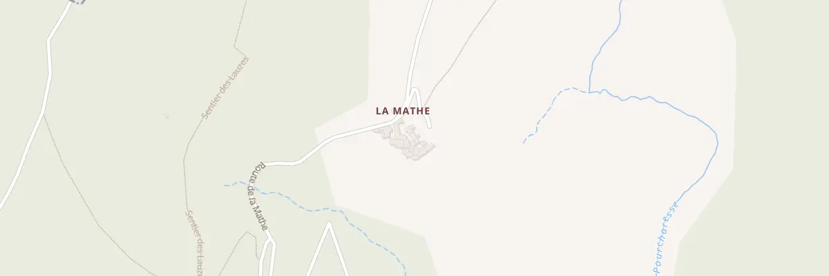 Plan du 5121 La Mathe à Saint-Mélany