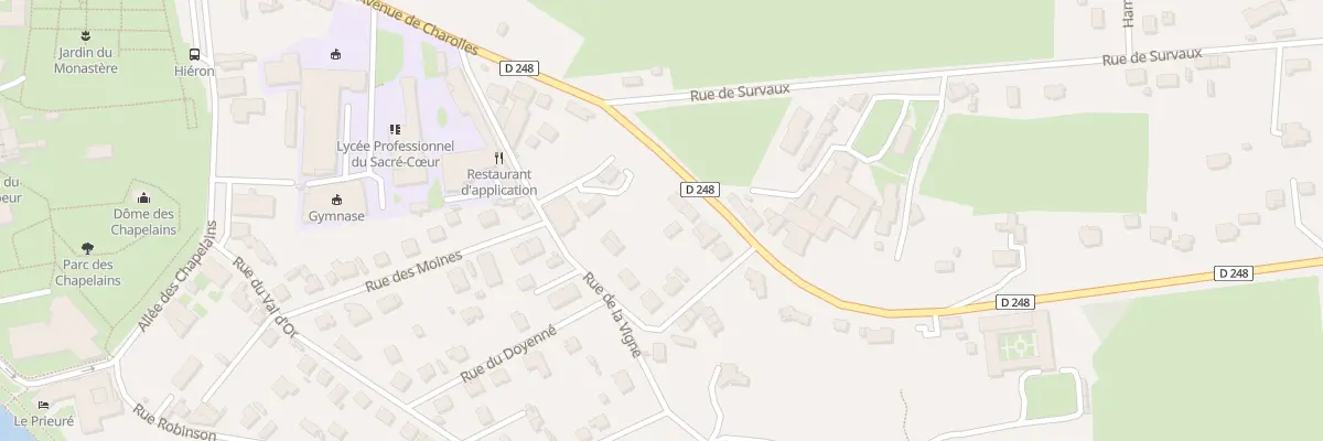 Plan du 28B Av de Charolles à Paray-le-Monial