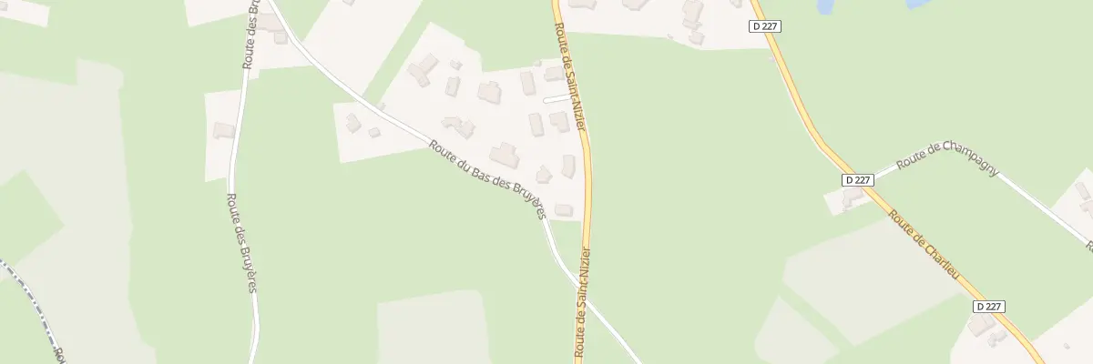 Plan du 1059 Rte du Bas des Bruyeres à Fleury-la-Montagne