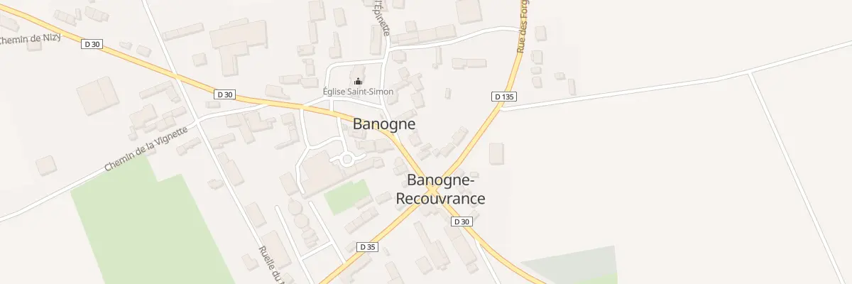 Plan du 6 Rue de la Libération à Banogne-Recouvrance