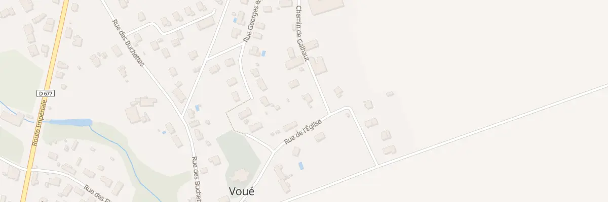 Plan du 3 Che de Galhaut à Voué