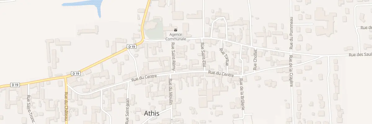 Plan du 45 Rue du Centre à Athis
