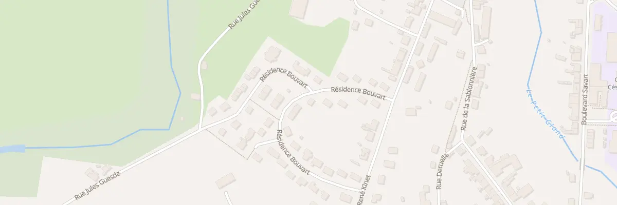 Plan du 20 Residence Bouvart à Saint-Michel