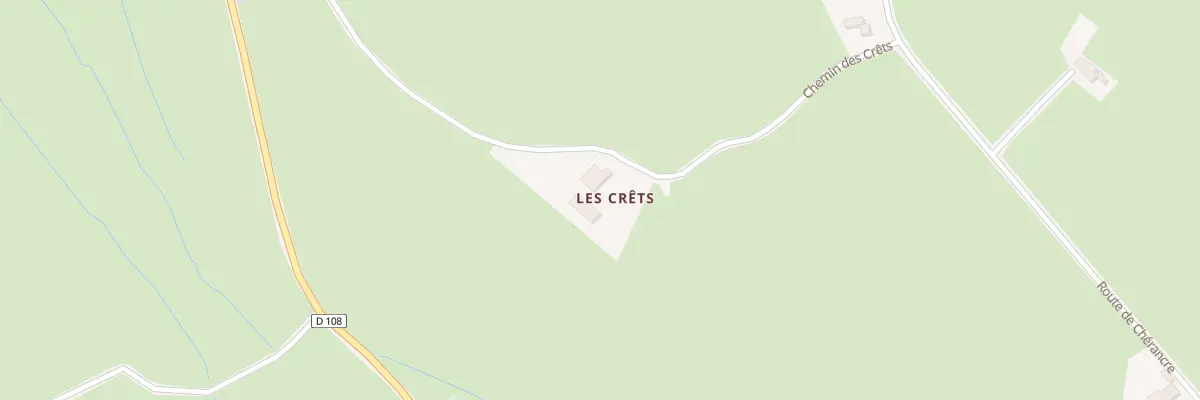 Plan du 5035 Les Crets à Saint-Didier-en-Brionnais