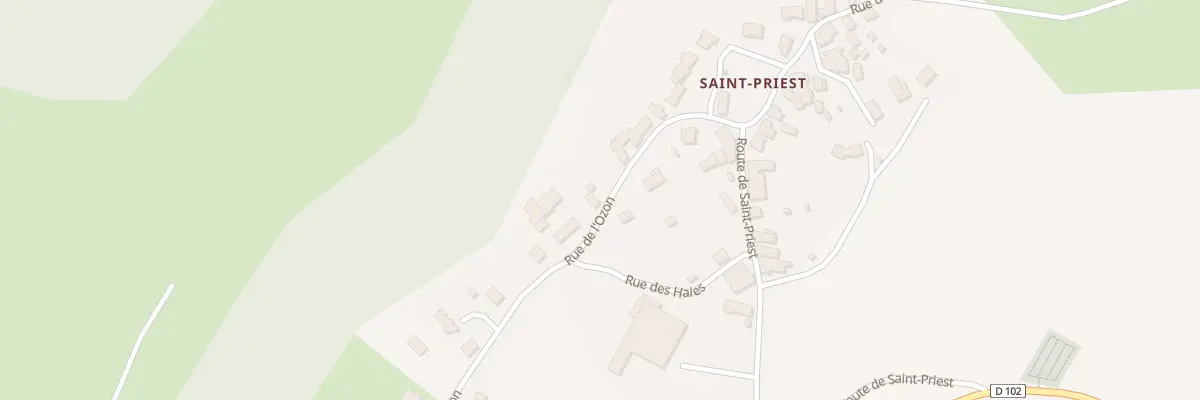 Plan du 713 Rue de l’Ozon à Boisset-Saint-Priest
