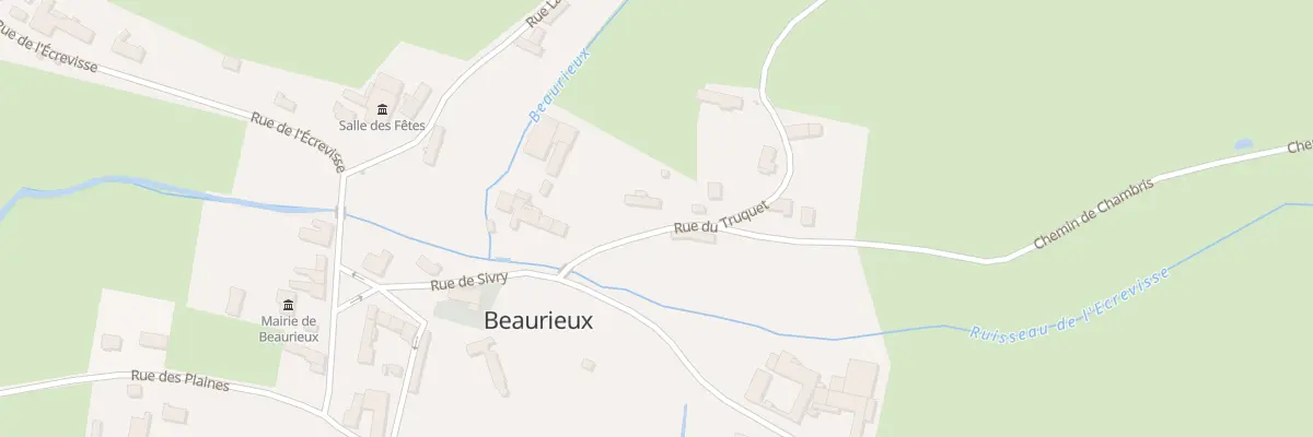 Plan du 185 Rue du Truquet à Beaurieux