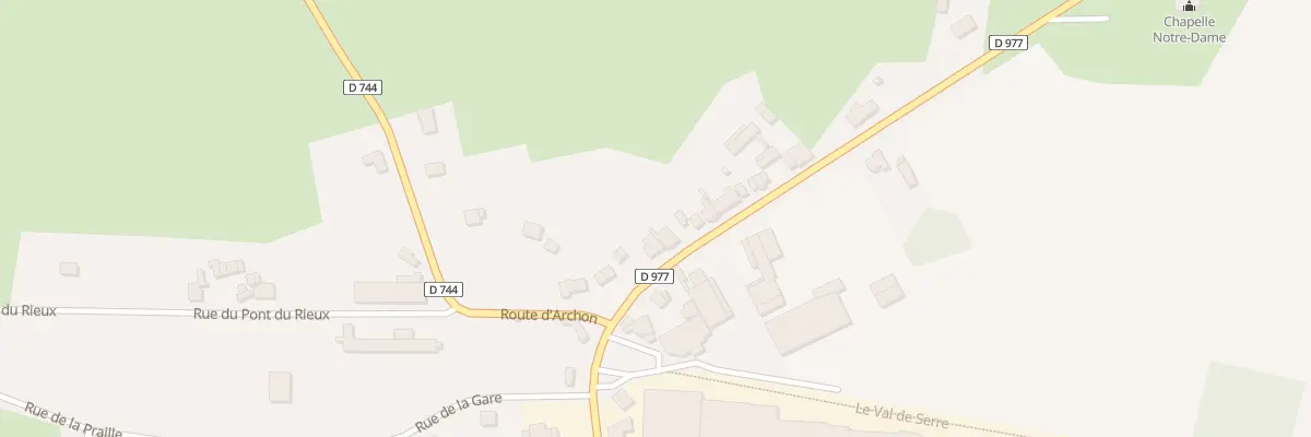 Plan du 207 Rue Notre-dame à Rozoy-sur-Serre
