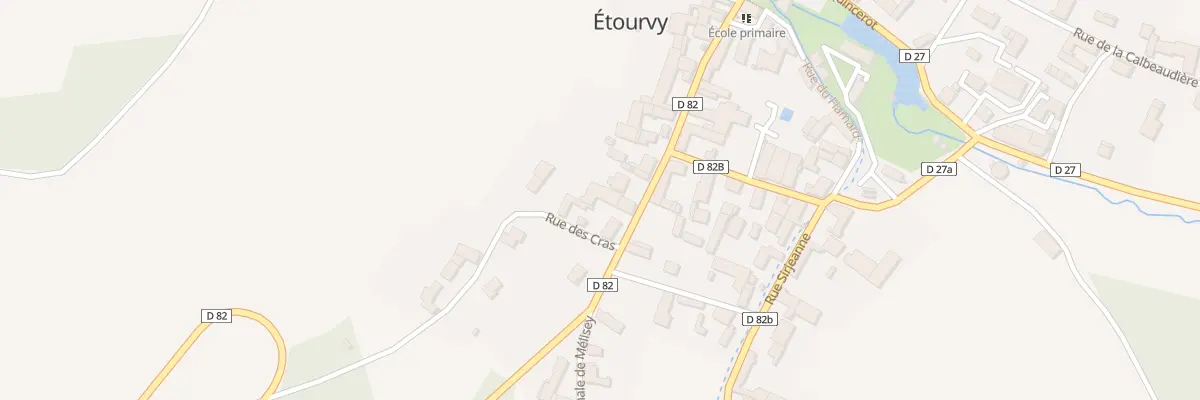 Plan du 18 Rte de Mélisey à Étourvy