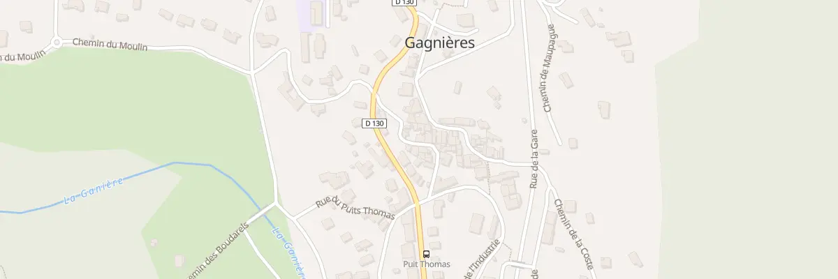 Plan du 93 Vieille Rue à Gagnières