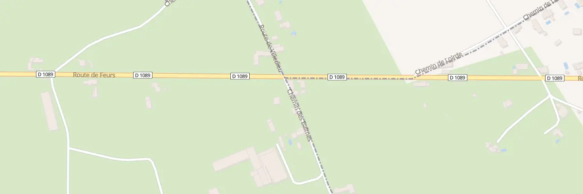 Plan du 3293 Rte de Villedieu à Poncins
