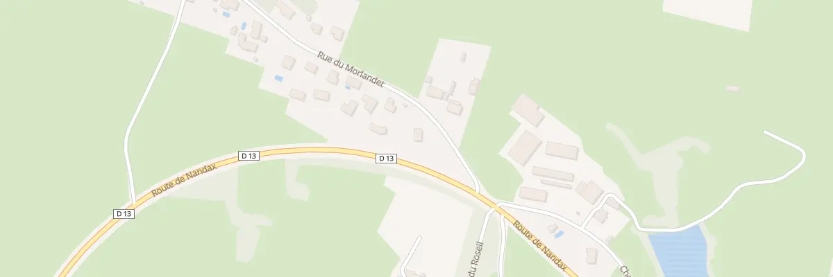 Plan du 370 Rue du Morlandet à Vougy