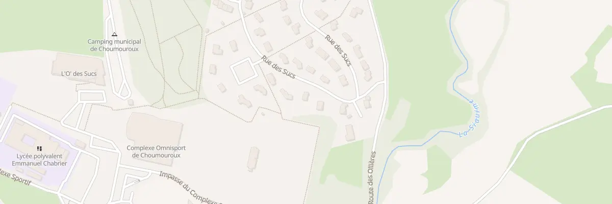 Plan du 990 Rue des Sucs à Yssingeaux