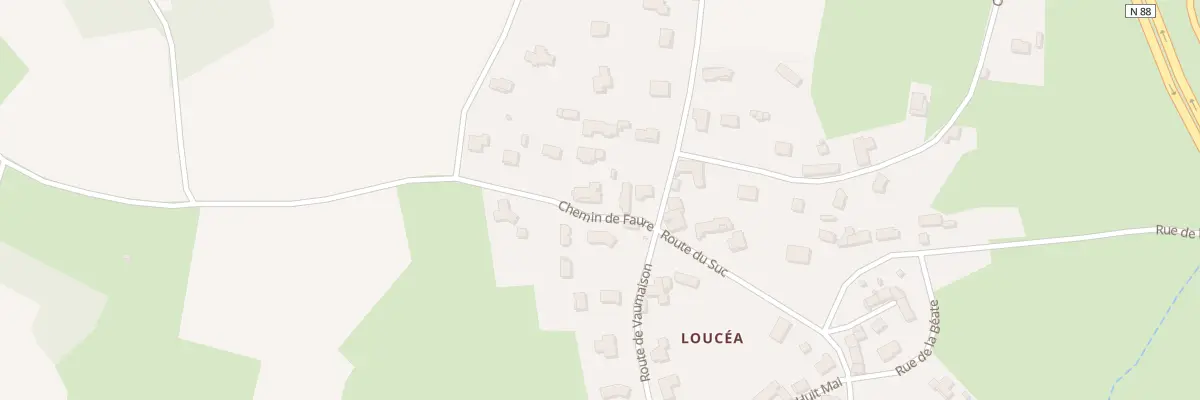 Plan du 70 Che de Faure à Saint-Maurice-de-Lignon