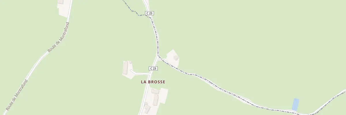 Plan du 816 Che de la Brosse à Poisson