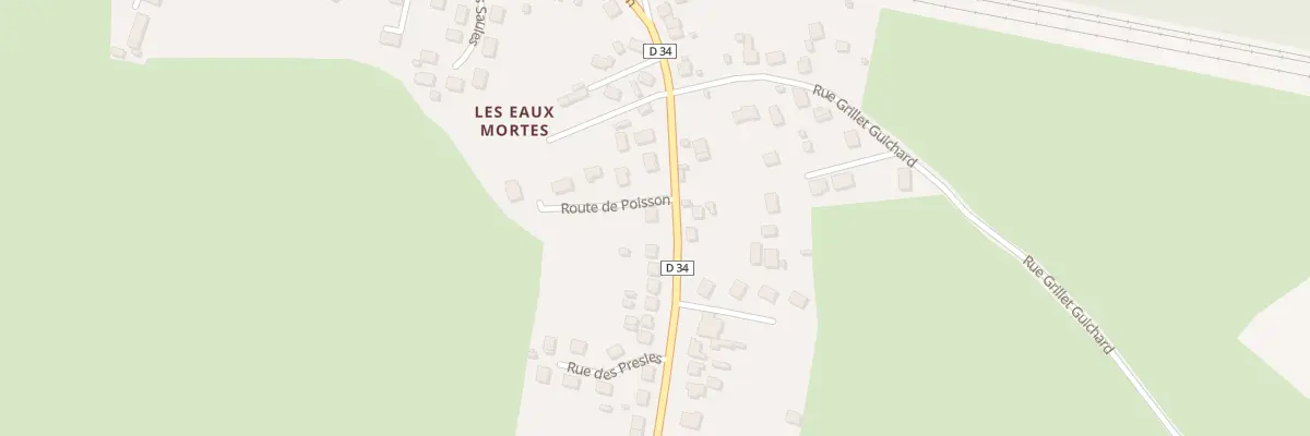 Plan du 108 Rte de Poisson à Paray-le-Monial