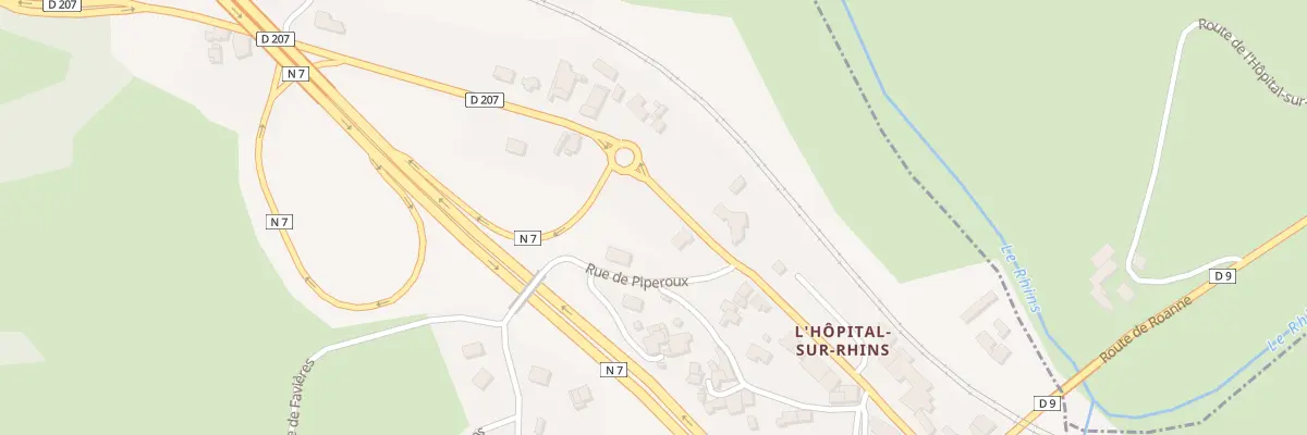 Plan du 11 Rte de Favières à Saint-Cyr-de-Favières