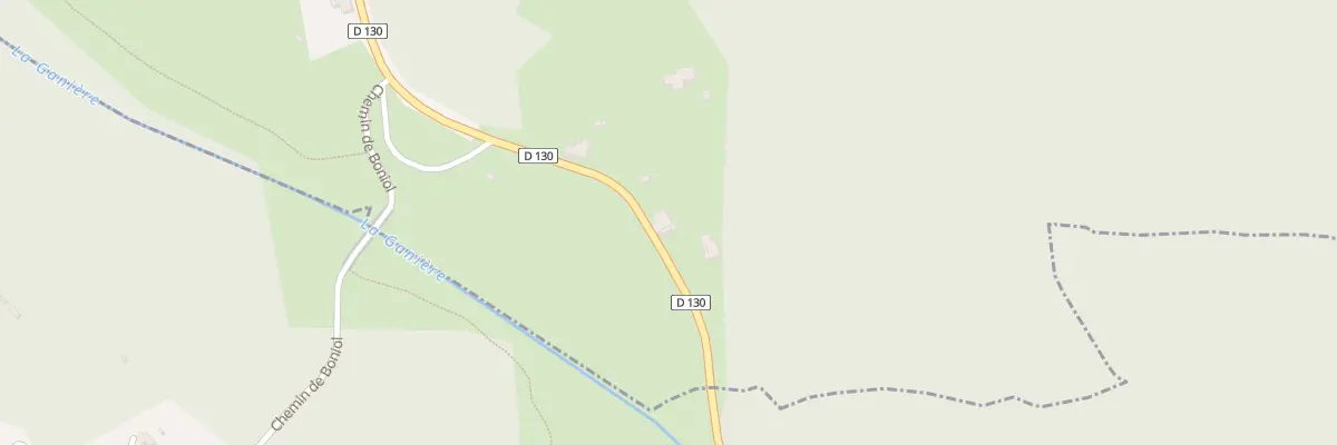 Plan du 100 Les Granges à Gagnières