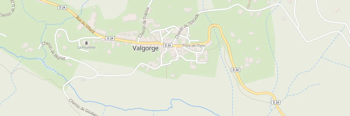 Plan du 5034 Le Village à Valgorge