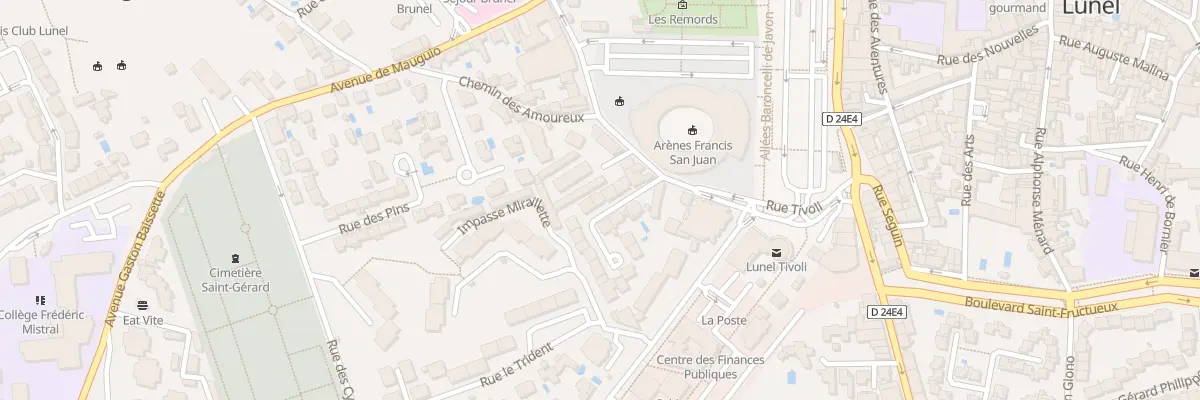 Plan du 57 Imp des Arenes à Lunel