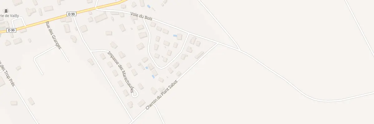 Plan du 20 Rue des Ouches de la Gravelle à Vailly