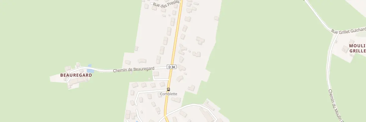 Plan du 61 Rte de Poisson à Paray-le-Monial